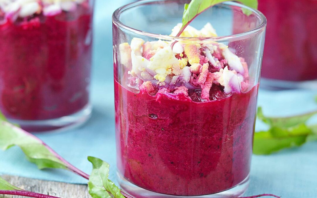 Verrines Houmous de Betterave et Féta